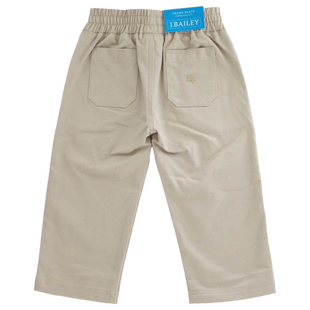 Pull On Khaki Twill Pants