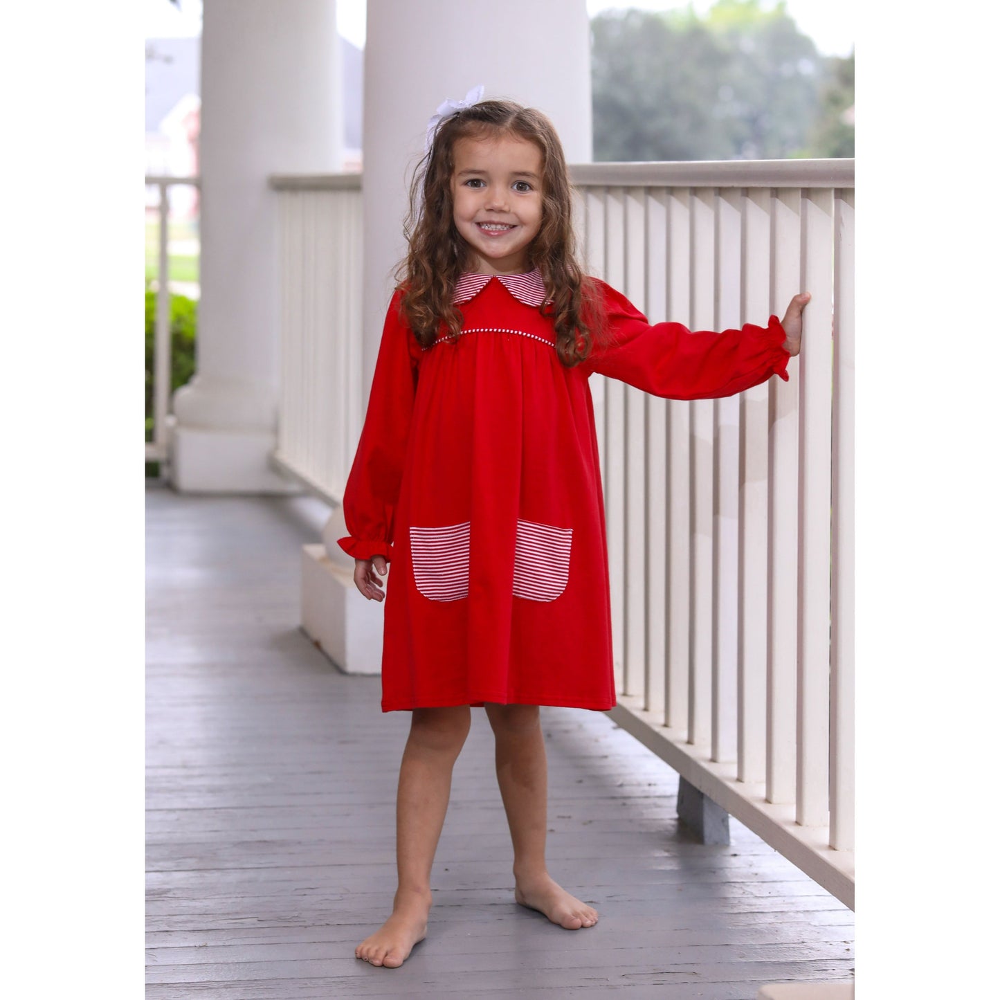 Abigail Dress - Red